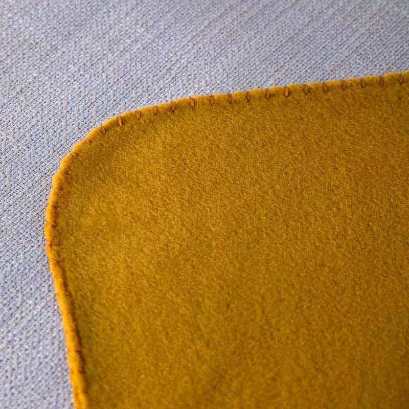 Fliso pledas 170x130 (Oranžinis)