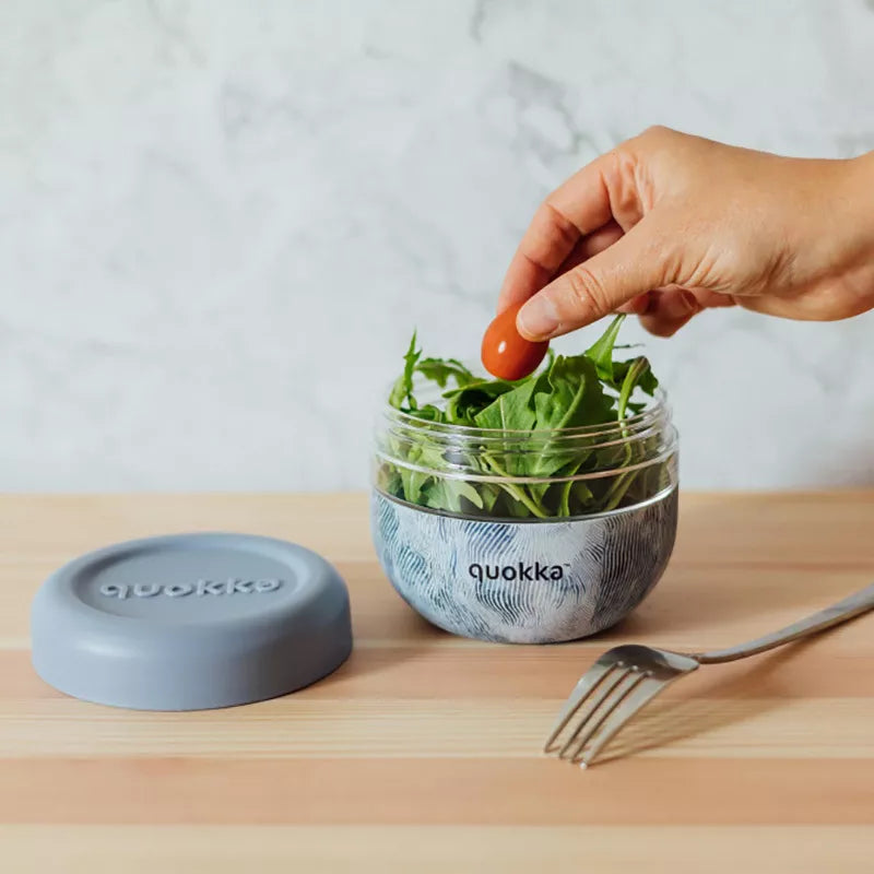 Quokka Bubble maisto indas – Plastikinis maisto indas / pietų dėžutė, 500 ml (Zen)