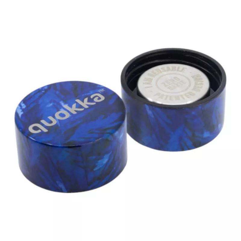 Quokka Solid - Nerūdijančio plieno termobutelė 510 ml (Naktinis miškas)