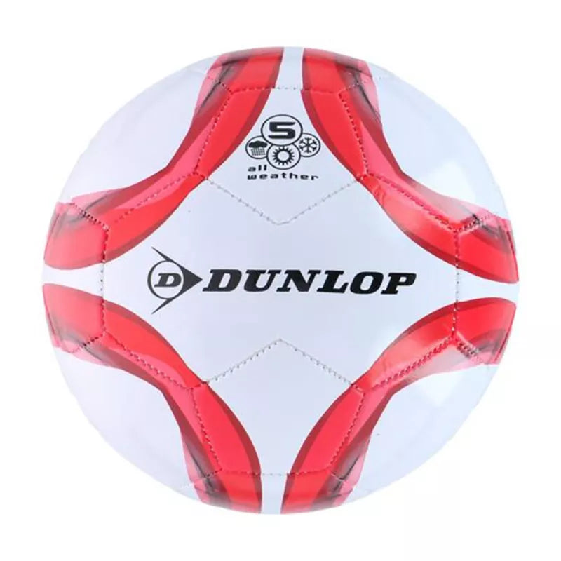 Dunlop - Futbolo kamuolys 5 dydžio (Raudonas)