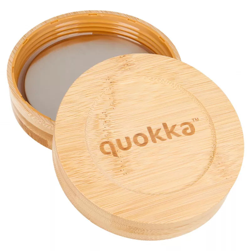 Quokka Deli maisto indelis - Stiklinis maisto konteineris / pietų dėžutė 820 ml (Mėlyna gamta)