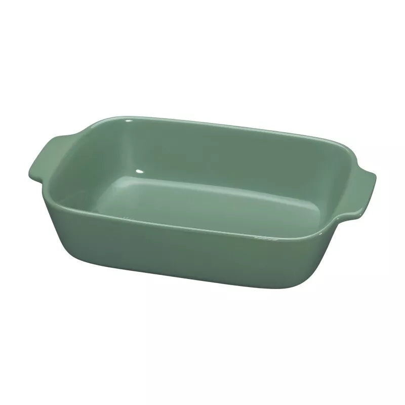 Küchenprofi Porto – Keraminė troškintuvė / kepimo forma 30×19×6,5 cm (žalia)