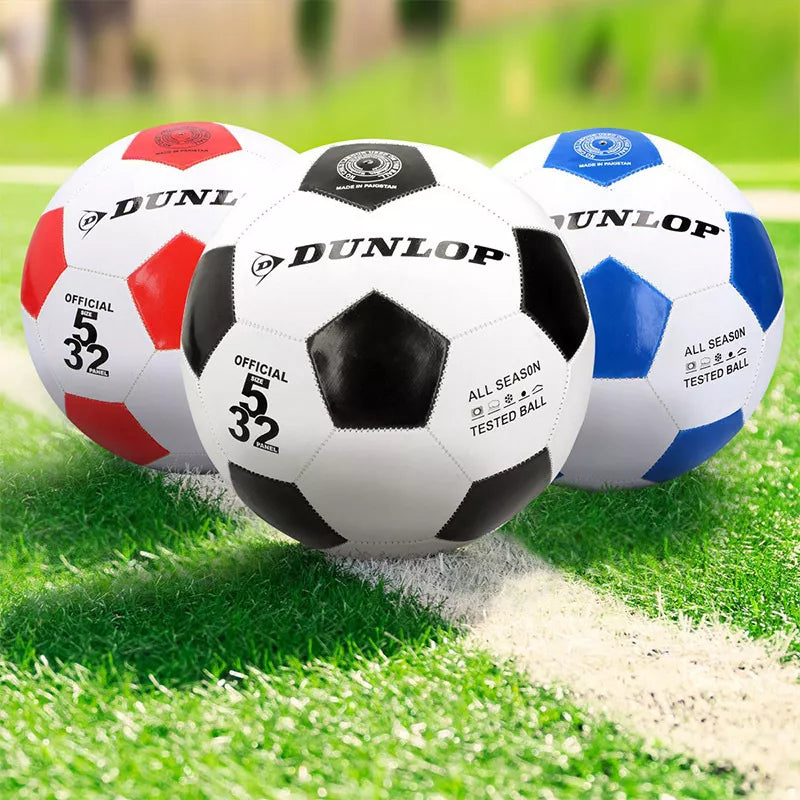 Dunlop - Futbolo kamuolys 5 dydžio (Raudonas)