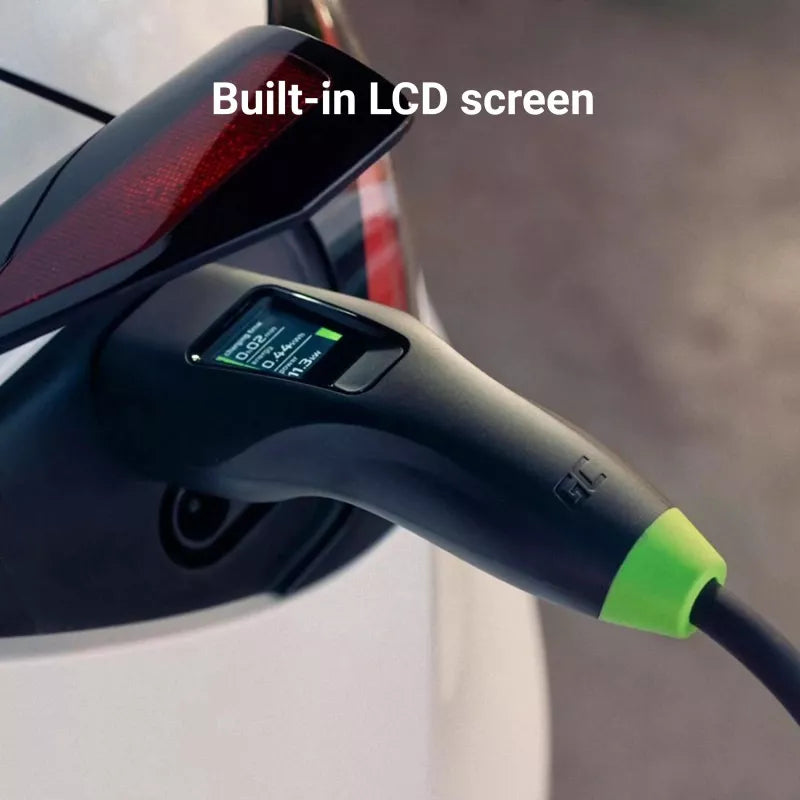 Green Cell - GC Habu EV 11 kW 7 m Tipo 2 CEE mobilusis įkroviklis, skirtas EV, PHEV įkrovimui, 2in1 Wallbox su GC programėle