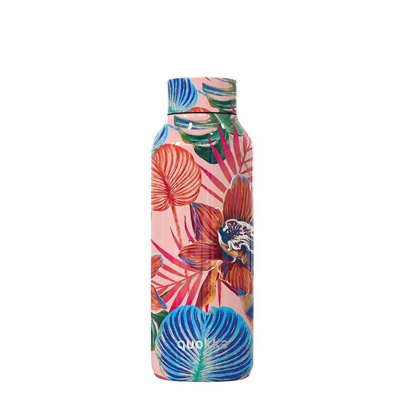 Quokka Solid – Nerūdijančio plieno dvigubų sienelių, vakuuminės izoliacijos termosas, 510 ml (Orchid Pink)