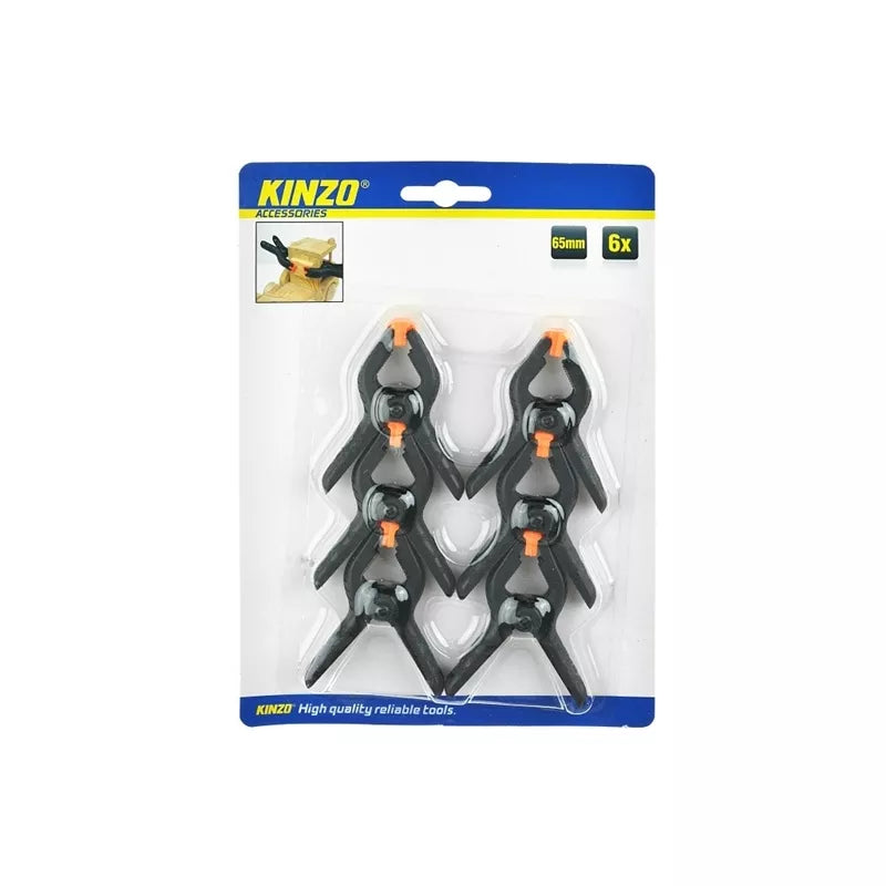 Kinzo - Spaustuvų rinkinys dailidėms 65 mm, 6 vnt.