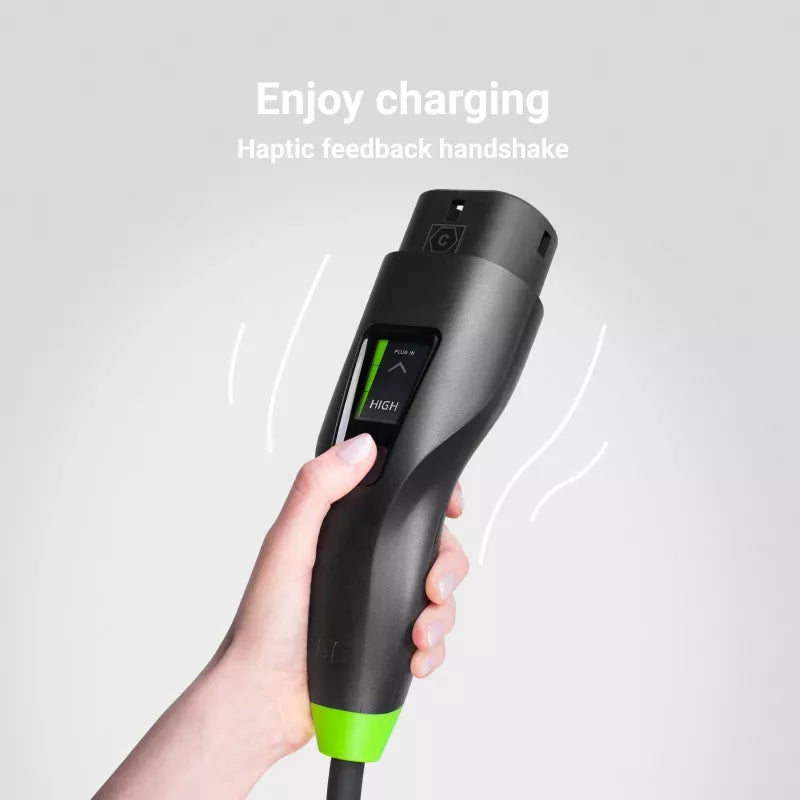 Green Cell - GC Habu EV 11 kW 7 m Tipo 2 CEE mobilusis įkroviklis, skirtas EV, PHEV įkrovimui, 2in1 Wallbox su GC programėle