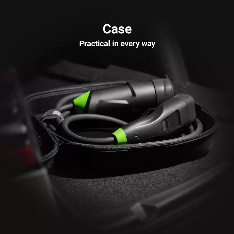 Green Cell - GC Habu EV 11 kW 7 m Tipo 2 CEE mobilusis įkroviklis, skirtas EV, PHEV įkrovimui, 2in1 Wallbox su GC programėle