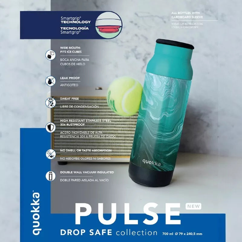 Quokka Pulse Termo butelis 700 ml, atsparus kritimui (Magnolija)