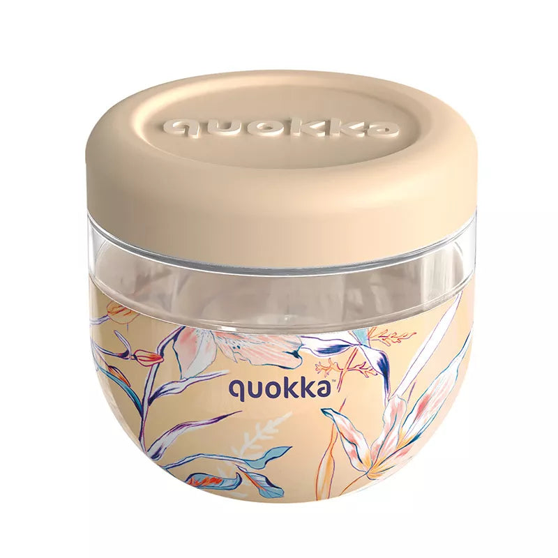 Quokka Bubble Food Jar – Plastikinis maisto indelis / pietų dėžutė 770 ml (Vintažinis floralas)