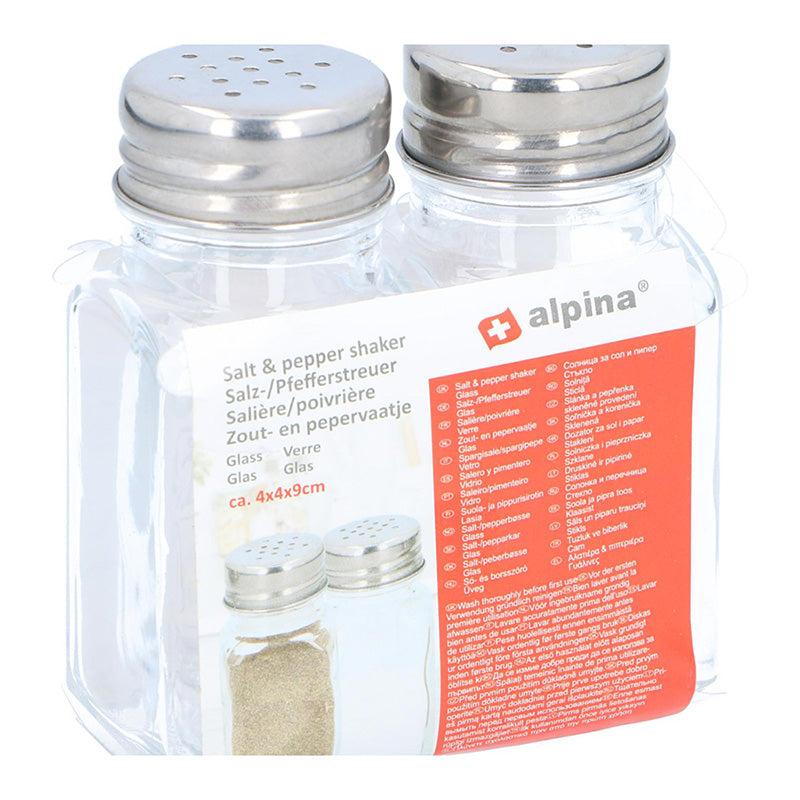 Alpina - Stiklinė druskinė ir pipirinė, 2 vnt.