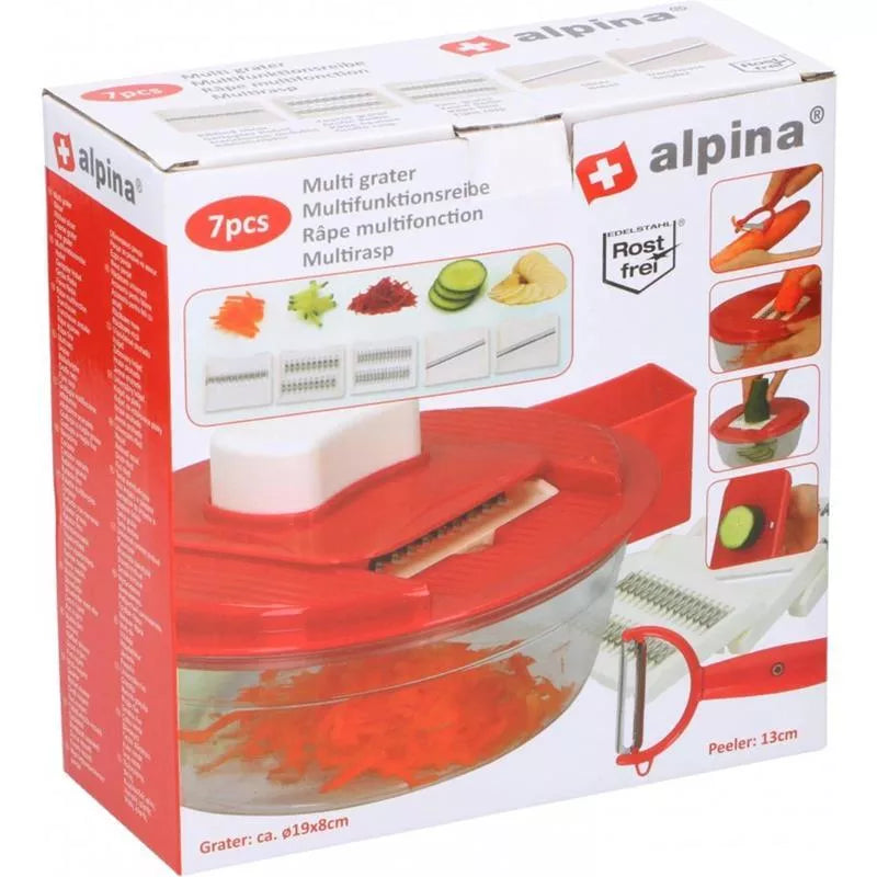 Alpina - Daugiafunkcinė tarkelė su talpa ir skustukas