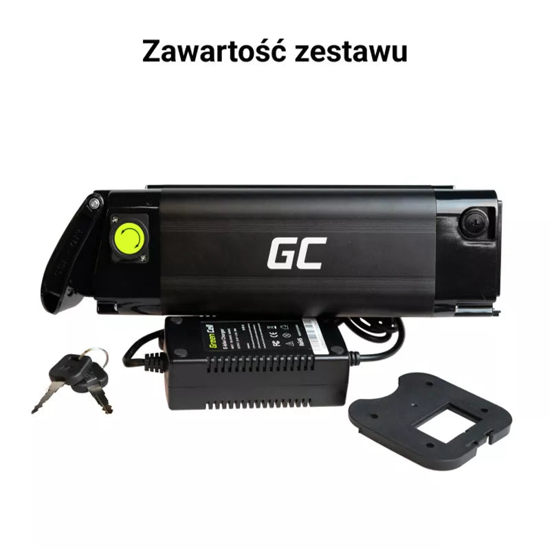 Green Cell - GC Silverfish akumuliatorius elektriniam dviračiui, 24V 11.6Ah 278Wh Li-Ion, su 3 kontaktų XLR jungtimi