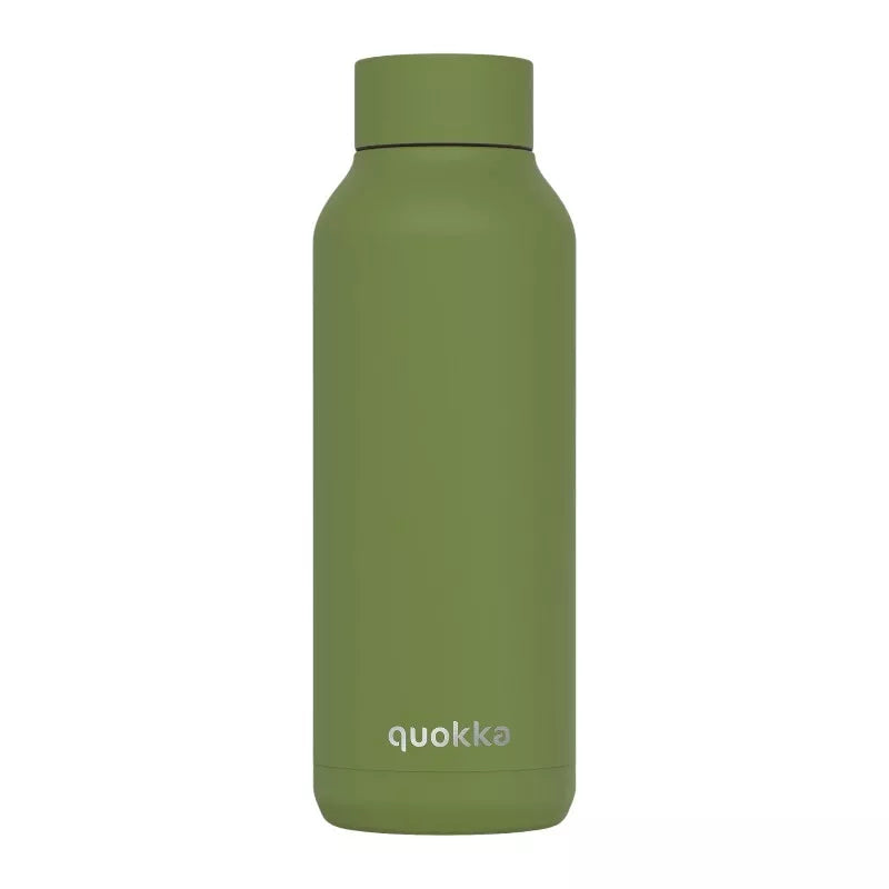 Quokka Solid - Nerūdijančio plieno termosinis buteliukas, 510 ml (Alyvuogių žalia)