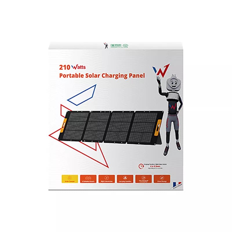 Wonder Ws210 - 210 W saulės panelė su MC4 jungtimi (Juodas)