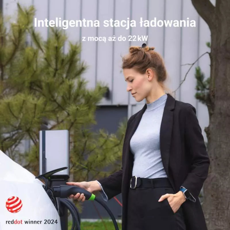 Green Cell - HabuDen Sieninis įkroviklis 22kW 32A 5m Tipo 2 elektrinėms transporto priemonėms (EV) su GC Bluetooth WiFi NFC programėle