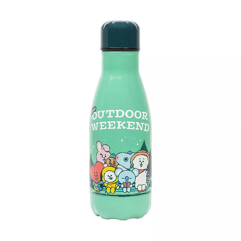 BT21 - 260 ml nerūdijančio plieno termo maisto buteliukas lauko savaitgaliui