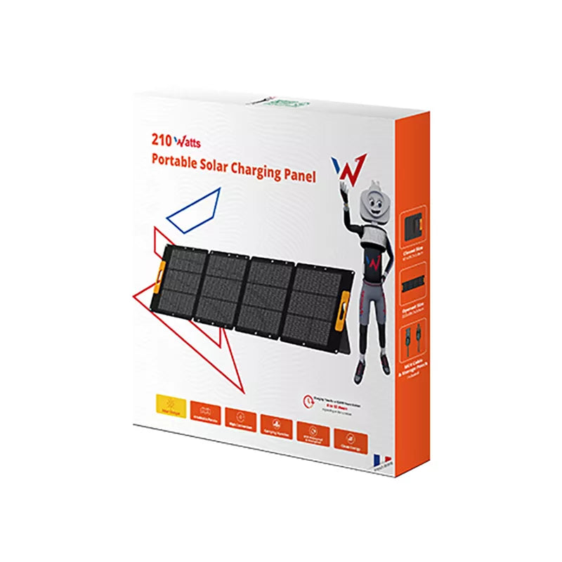 Wonder Ws210 - 210 W saulės panelė su MC4 jungtimi (Juodas)