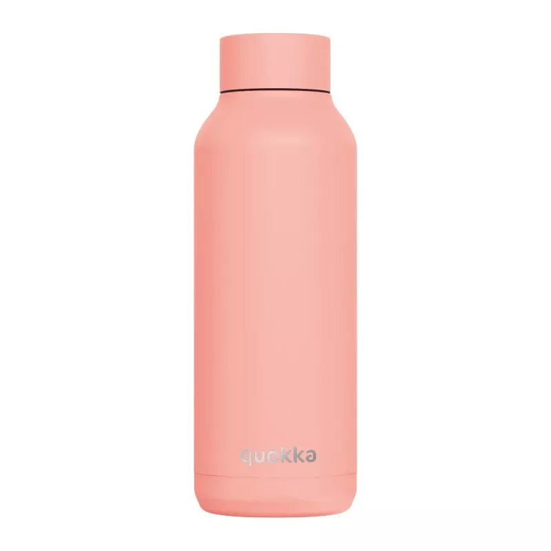 Quokka Solid - Nerūdijančio plieno termo butelis 510 ml (Pastelinis persikas)