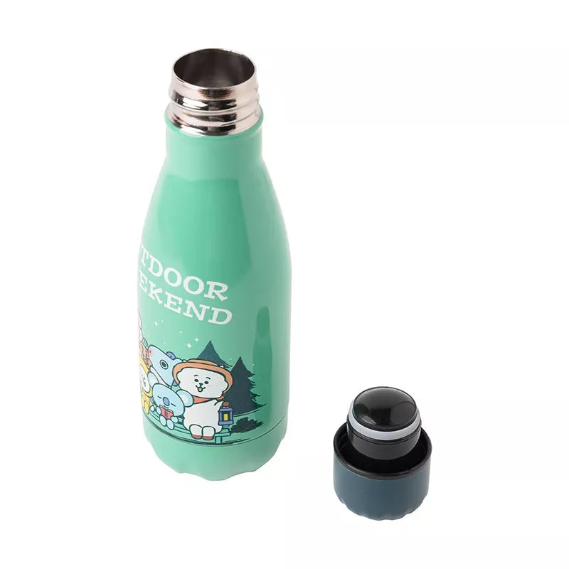BT21 - 260 ml nerūdijančio plieno termo maisto buteliukas lauko savaitgaliui