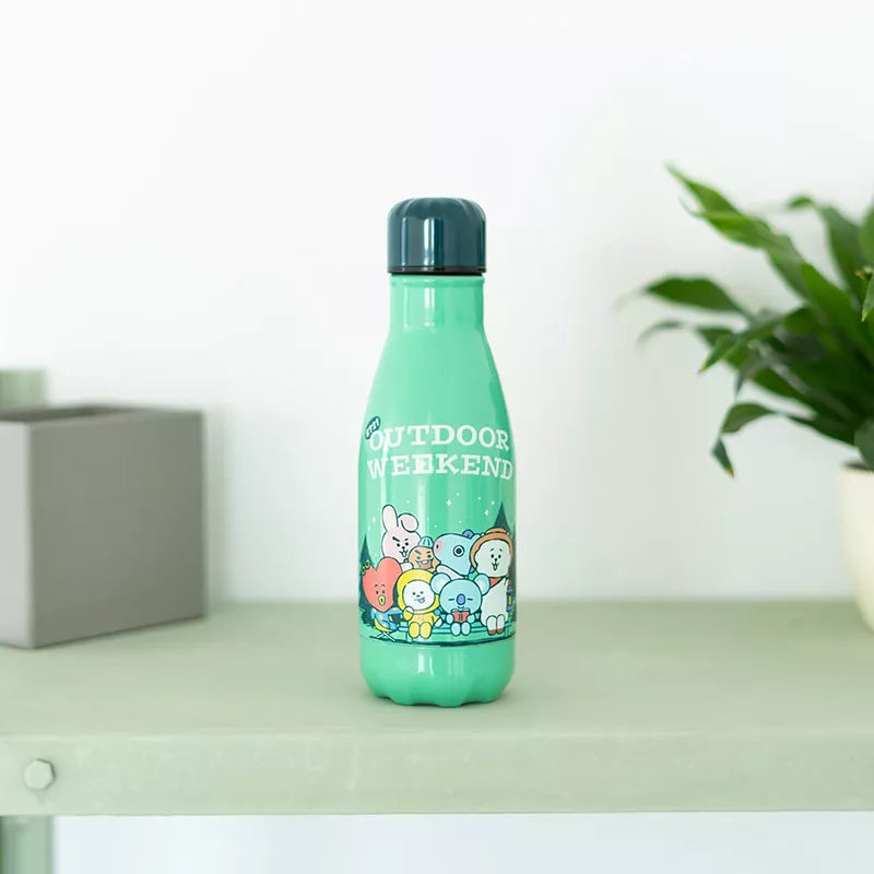 BT21 - 260 ml nerūdijančio plieno termo maisto buteliukas lauko savaitgaliui