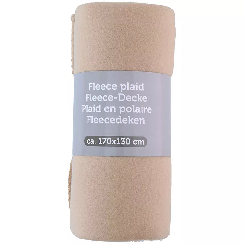 Fleece pledas 170x130 (Smėlio spalvos)