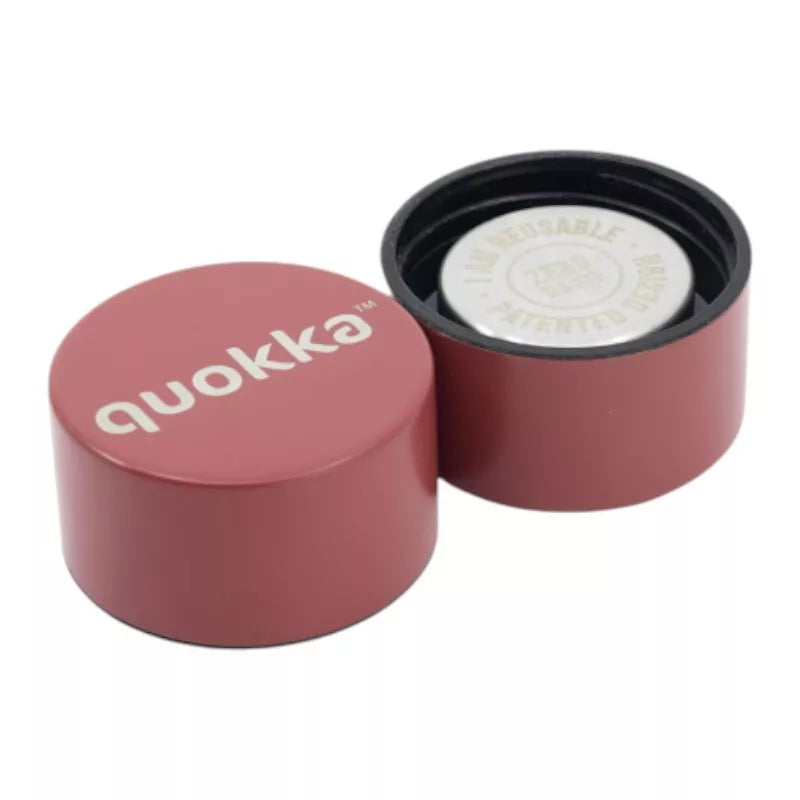 Quokka Solid – Nerūdijančio plieno termo butelis 510 ml (Kuglio raudonumo)