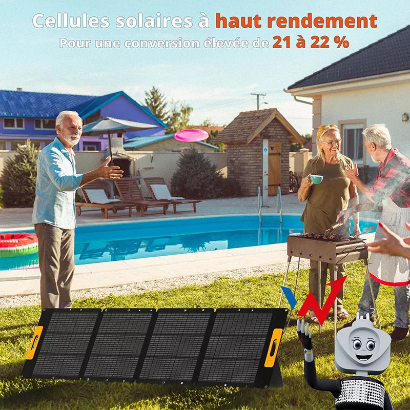 Wonder Ws210 - 210 W saulės panelė su MC4 jungtimi (Juodas)