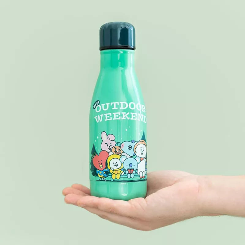 BT21 - 260 ml nerūdijančio plieno termo maisto buteliukas lauko savaitgaliui