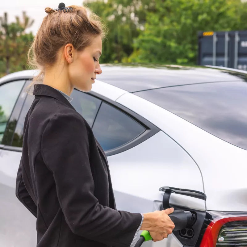 Green Cell - HabuDen Sieninis įkroviklis 22kW 32A 5m Tipo 2 elektrinėms transporto priemonėms (EV) su GC Bluetooth WiFi NFC programėle