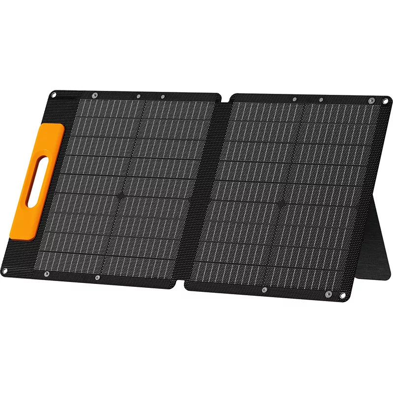 Wonder Ws60 - 60W saulės kolektorius su USB-C PD 30W ir USB-A QC 18W jungtimis (Juodas)