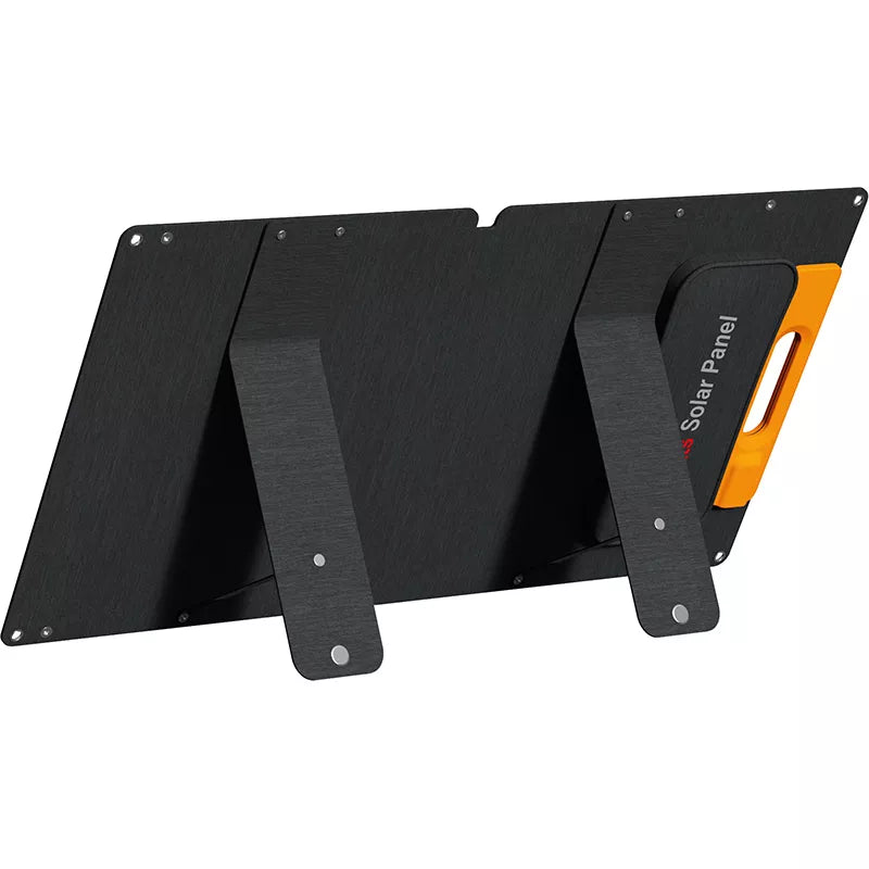 Wonder Ws60 - 60W saulės kolektorius su USB-C PD 30W ir USB-A QC 18W jungtimis (Juodas)