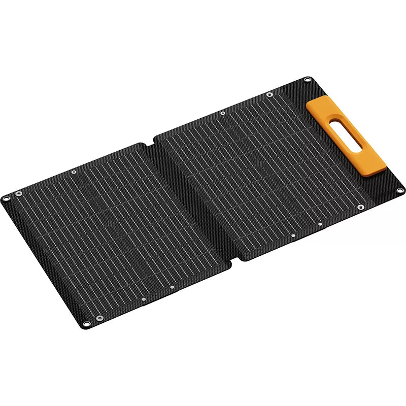 Wonder Ws60 - 60W saulės kolektorius su USB-C PD 30W ir USB-A QC 18W jungtimis (Juodas)