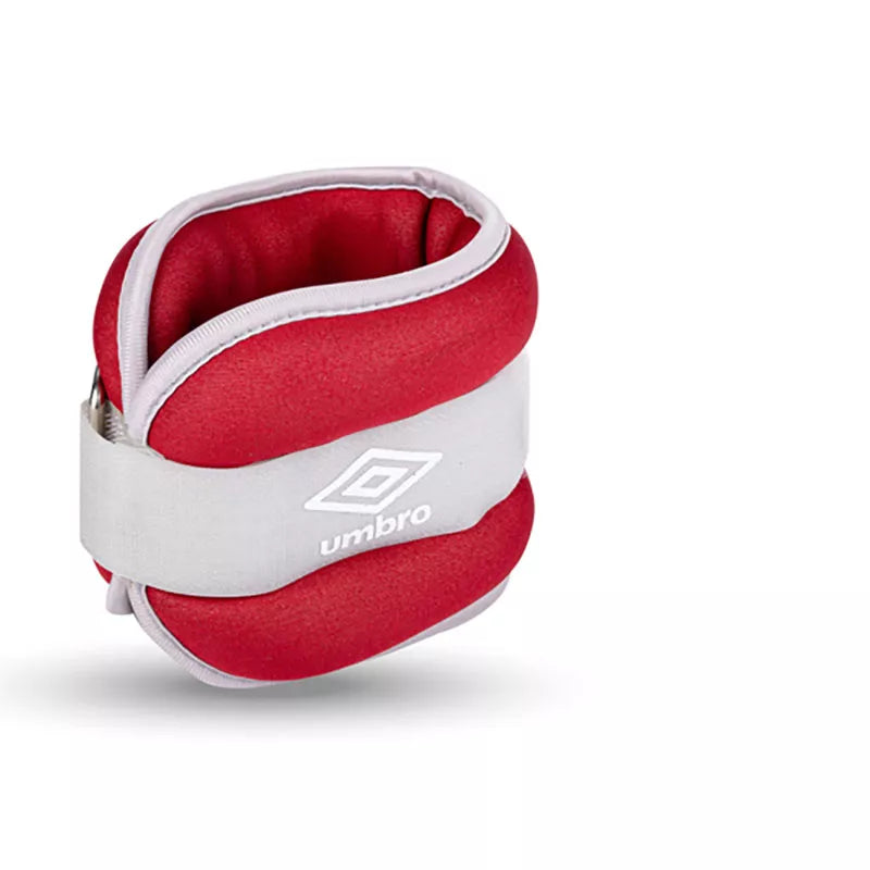 Umbro - Svorinės apyrankės čiurnoms ir riešams 2x1 kg (Raudonas)