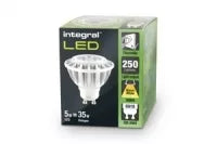 Integral LED lemputė GU10 PAR16 5W (atitinka 35W) 2700K 250lm šilta balta