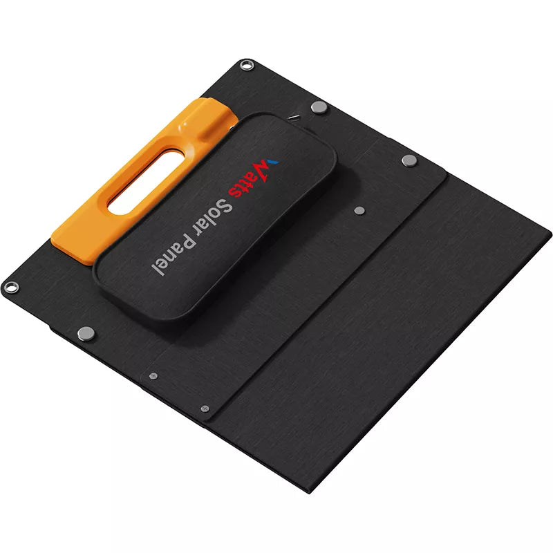 Wonder Ws60 - 60W saulės kolektorius su USB-C PD 30W ir USB-A QC 18W jungtimis (Juodas)