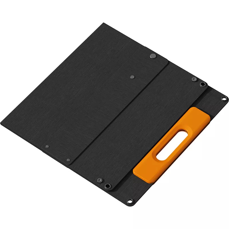 Wonder Ws60 - 60W saulės kolektorius su USB-C PD 30W ir USB-A QC 18W jungtimis (Juodas)