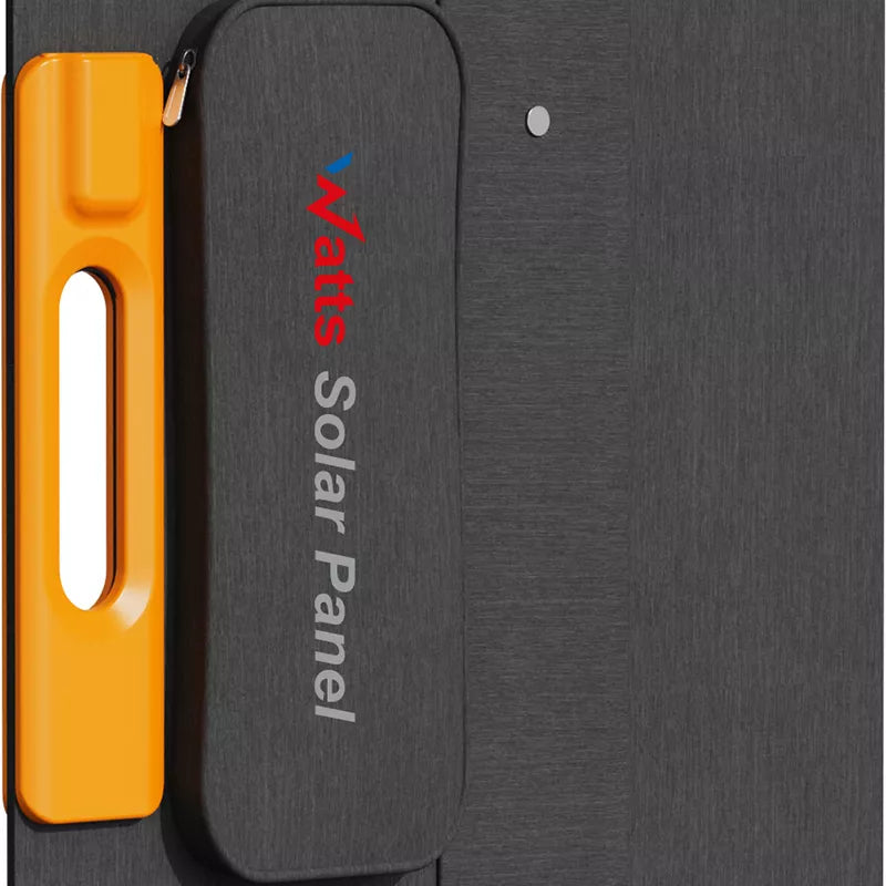 Wonder Ws60 - 60W saulės kolektorius su USB-C PD 30W ir USB-A QC 18W jungtimis (Juodas)