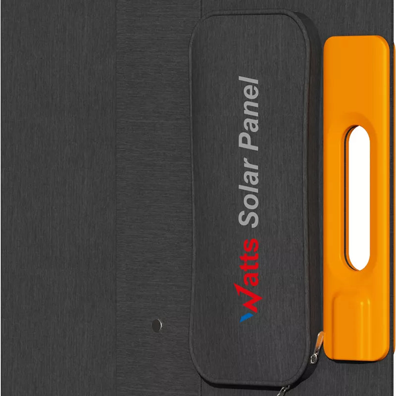 Wonder Ws60 - 60W saulės kolektorius su USB-C PD 30W ir USB-A QC 18W jungtimis (Juodas)